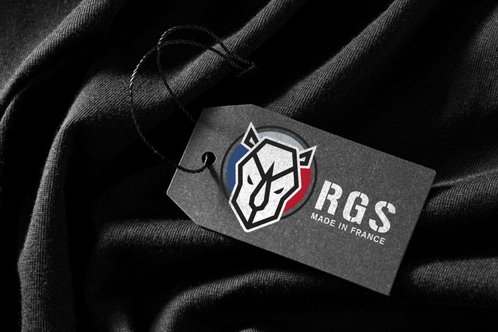 RGS, airsoft, logo, identité visuelle made in france, tshirt, t-shirt, clothe brand